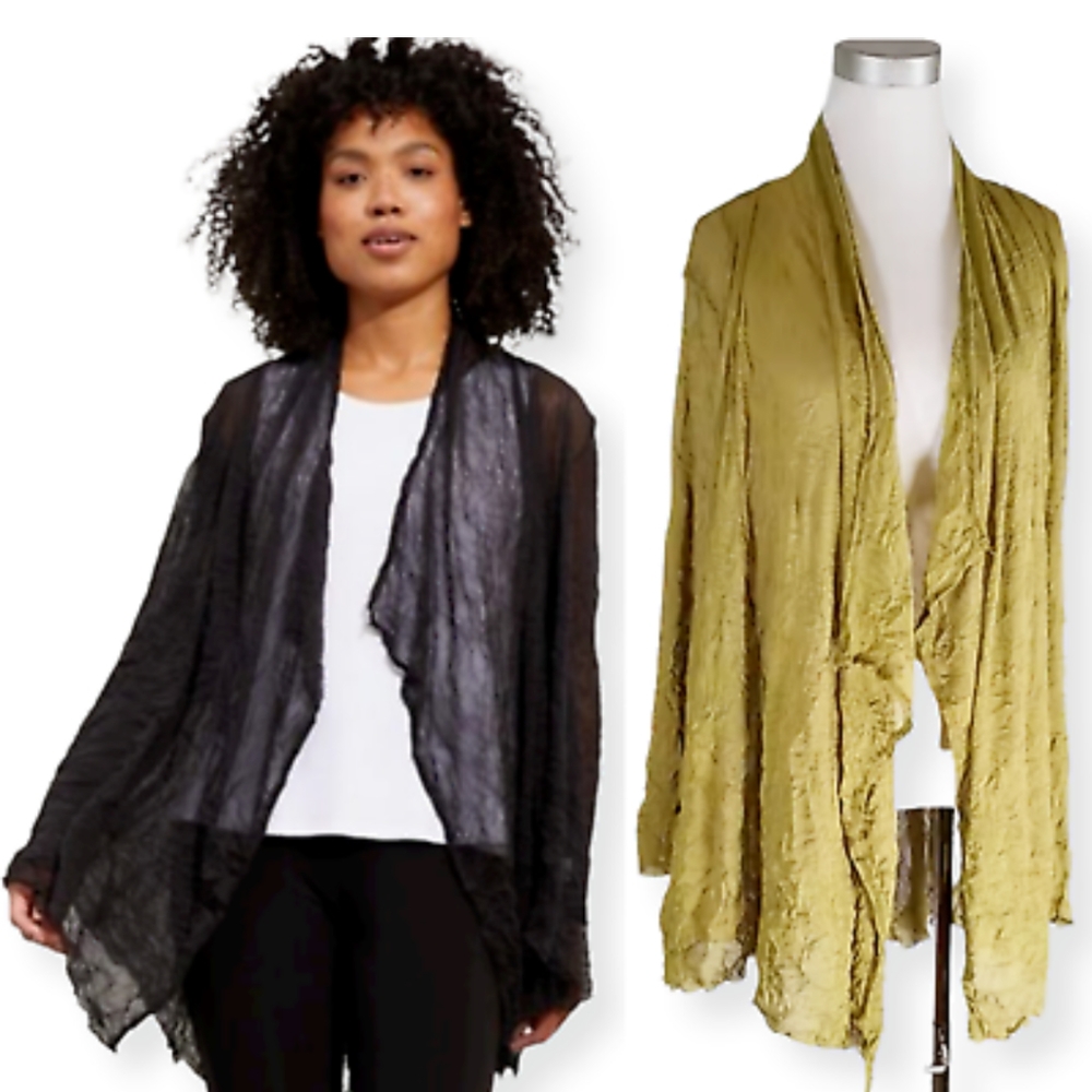 Habitat sheer wrap top NWT